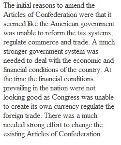 M4D1 “A More Perfect Union” From Articles to Constitution and Continuing Divides